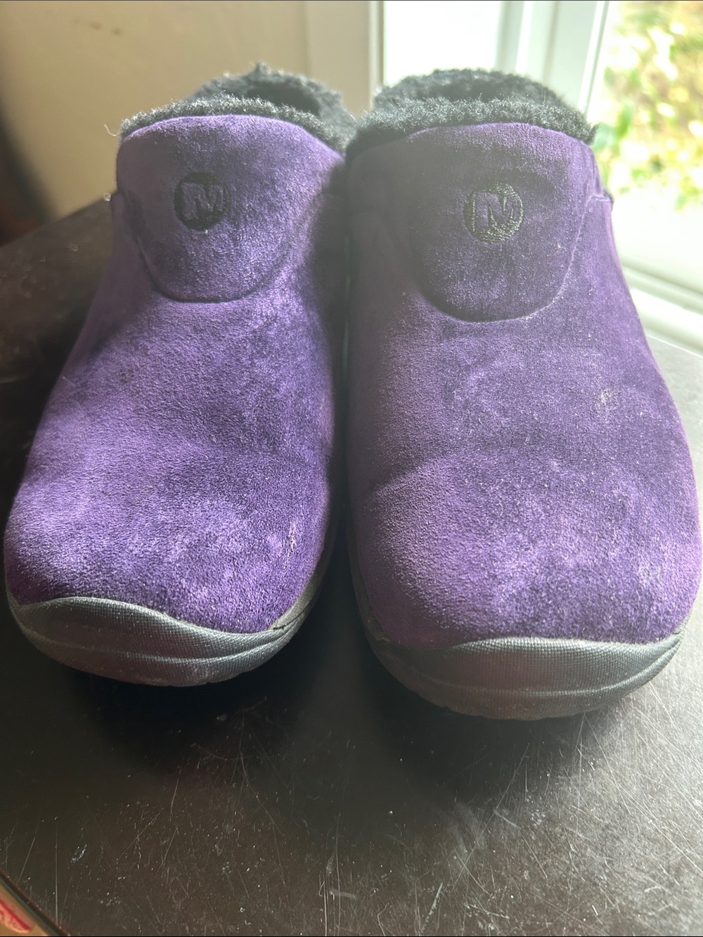 Merrill Encore Ice purple clogs/mules size 7